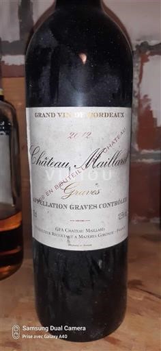 Bordeaux Graves Château Maillou 1979
