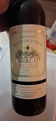 Bordeaux Fronsac Château Haut-Peychez 2000