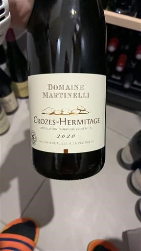 Vallée du Rhône Crozes-hermitage Domaine Martinelli 2020