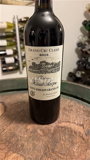 Burdeos Saint-Émilion Gran Cru Château Haut-Sarpe 2013