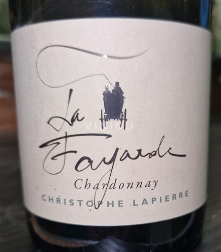 Beaujolais Christophe Lapierre La Fayarde Chardonnay Không niên vụ