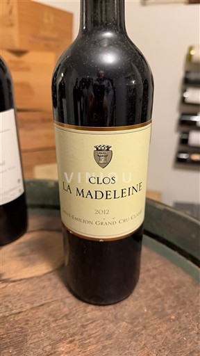 Burdeos Saint-Émilion Gran Cru Grand Cru Clos La Madeleine 2012