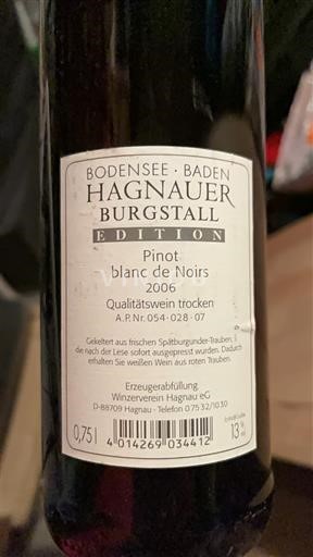 Baden Hagnauer Burgstall Edition 2006