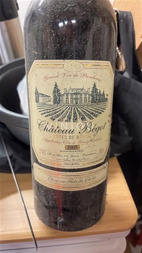 Bordeaux Côtes-de-bourg Château Bégot 2005