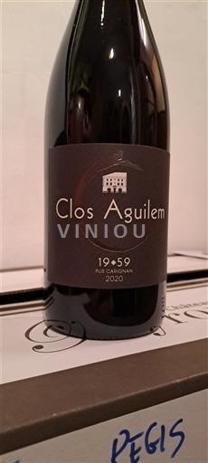 Languedoc ja Roussillon Saint-Guilhem-le-Désert Clos Aguilem 19 59 Pur Carignan 2020