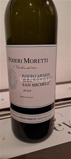 Piemonte Roero Arneis Poderi Moretti San Michele 2022