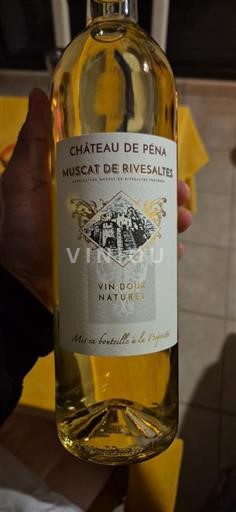 Rosellón Muscat de Rivesaltes Château Peña Sin añada