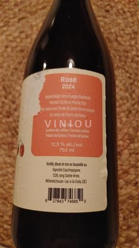 Québec Không được chỉ định Vignoble Coteau Rougemont Rosé 2024