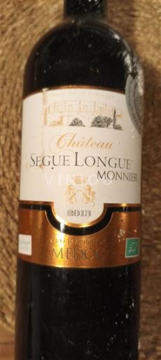 Bordeaux Médoc Château Ségue Longue Monnier 2013