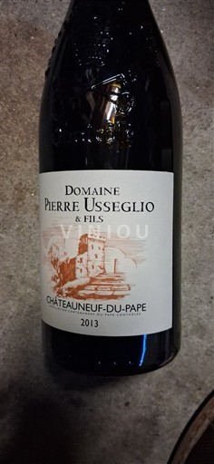 Rhône Valley Châteauneuf-du-Pape Domaine Pierre Usseglio & Fils 2013