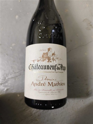 Rhône Valley Châteauneuf-du-Pape Domaine André Mathieu 2015
