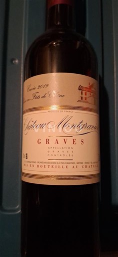 Bordeaux Graves Château Montgrave Élevé fût chêne 2019
