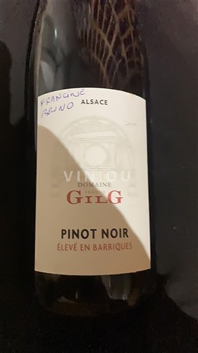 Alsace Pinot noir Domaine Gilg 2022