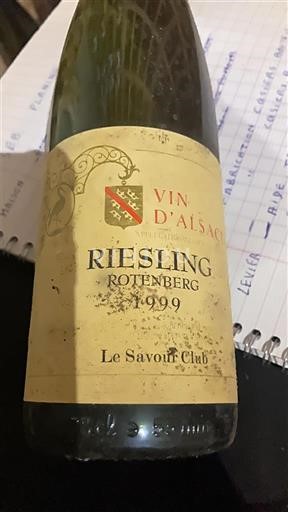 Alsácia Riesling Rotenberg Rotenberg 1999