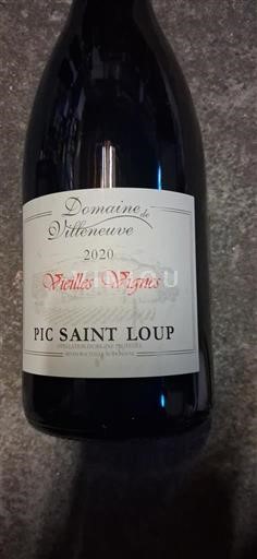 Langvedok Pic-saint-loup Domaine Villeneuve Vieilles Vignes 2020