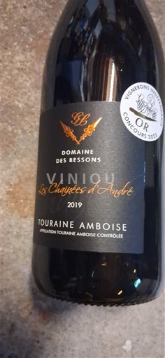 Loirevallei Touraine-Amboise Domaine S Bessons Les Chayées d'André 2019