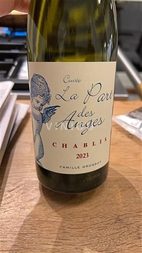 Bourgogne Chablis Famille Grossot La Part des Anges 2023