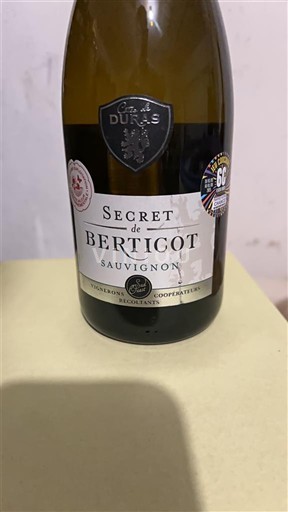 Tây Nam Côtes-de-duras Cave du Duras Secret de Berticot Sauvignon 2024