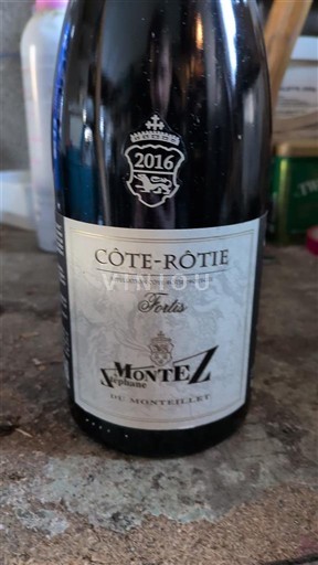 Thung lũng Rhône Côte-rôtie Domaine Monteillet Fortis 2016