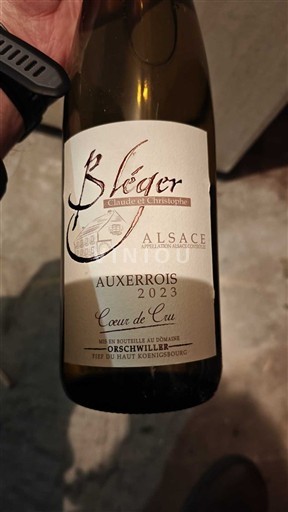 Alsácia Bleger Claude et Christophe Cœur de Cru 2023