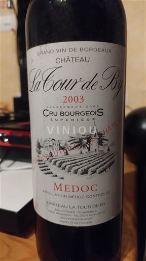 Bordeaux Médoc Château La Tour De By (médoc - Rouge) 2003