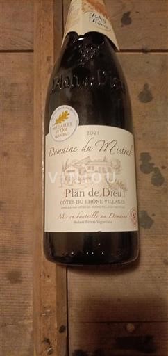 Rhône-dalen Ikke specificeret Domaine Mistral Plan de Dieu 2021