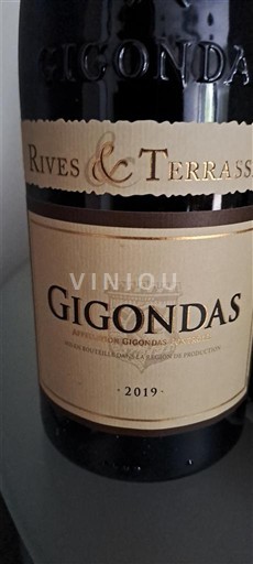 Rhône-dalen Gigondas Rives & Terrasses 2019