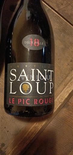 Langvedok Pic-saint-loup Bastide Saint Loup Le Pic Rouge 2000