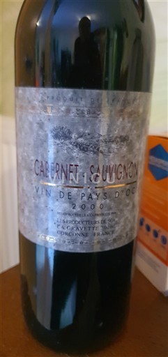 Linguadoca e Rossiglione Paese d'Oc Les Producteurs Réunis Cabernet-Sauvignon 2000