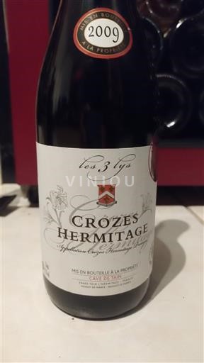 Thung lũng Rhône Crozes-hermitage Cave de Tain Les 3 Lys 2009