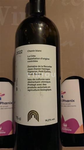 Vaud La Côte Domaine La Rec0rbe 2022