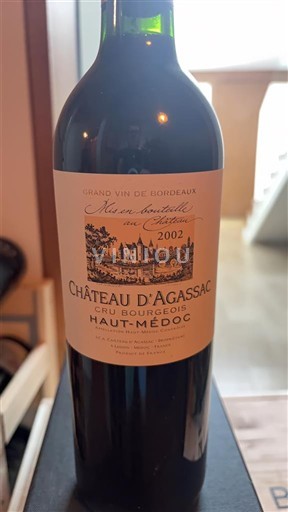 Bordeaux Haut-Médoc Château Agassac 2002