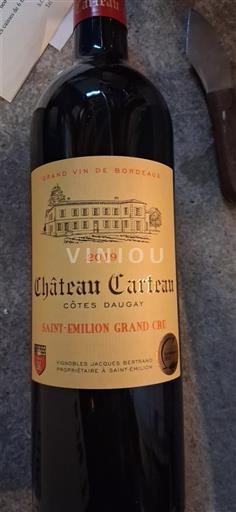 Burdeos Saint-Émilion Gran Cru Grand Cru Château Cateau Côtes Daugay 2019