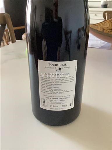 Valle della Loira Bourgueil Domaine S Ouches Les Clos Boireaux 2022