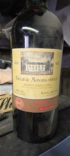 Bordeaux Saint-Émilion Château Monbousquet 1972