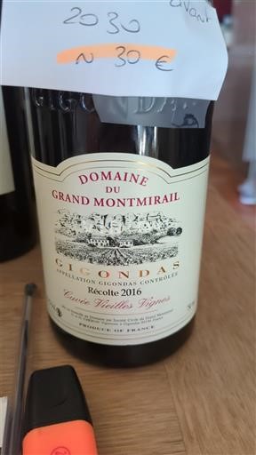 Thung lũng Rhône Gigondas Domaine Grand Montmirail Vieilles Vignes 2016