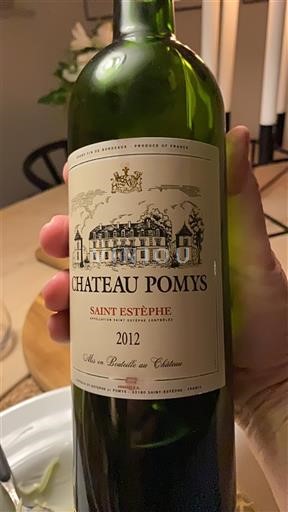 Bordeaux Saint-Estèphe Château Pomys 2012