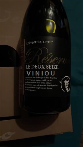 Vaud Bonvillars AOC Les Vins du Pontet Réserve Le Deux Seize 2016