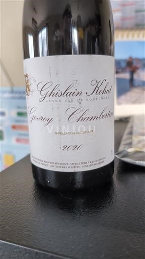 Bourgogne Gevrey-chambertin Ghislain Kohut 2020