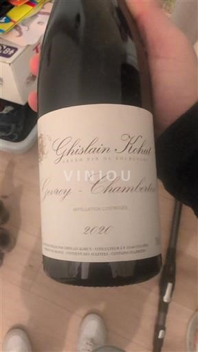 Burgundia Gevrey-Chambertin Ghislain Kohut 2020