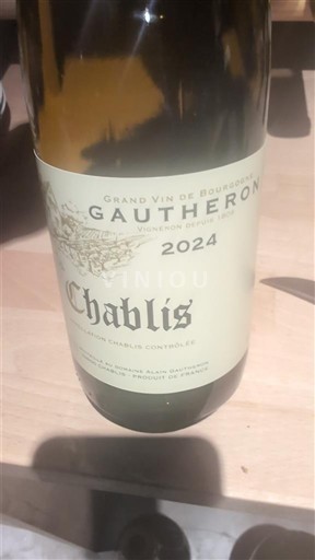 Bourgogne Chablis Gautheron 2024