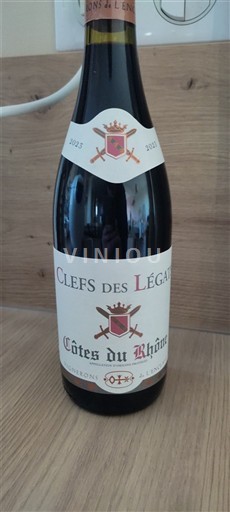 Rhônevallei Côtes-du-rhône Clefs des Légats 2023