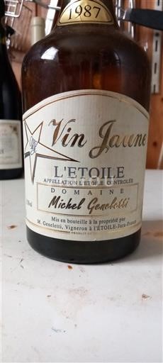 Jura L'Étoile Domaine Michel Genetelli 1987