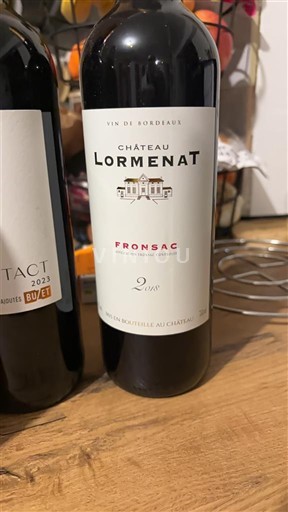 Bordeaux Fronsac Château Lormenat 2018