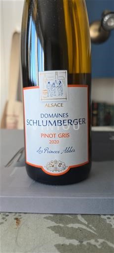 Alsace Domaine Domaines Schlumberger Les Princes Abbés 2020