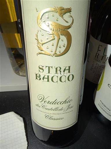 Marcas Verdicchio dei Castelli di Jesi Stra Bacco Classico 2020