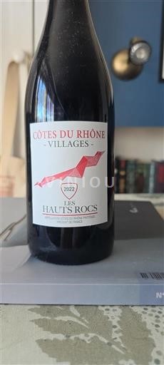 Vallée du Rhône Côtes-du-rhône-villages Les Hauts Rocs 2022