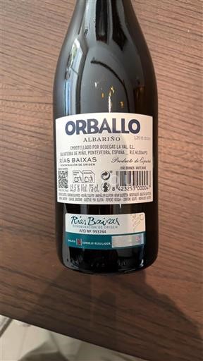 Galicija Rías Baixas Orballo Albariño 2024