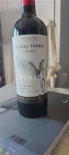 Thung lũng Curicó Không được chỉ định Miguel Torres Andica Gran Reserva 2022