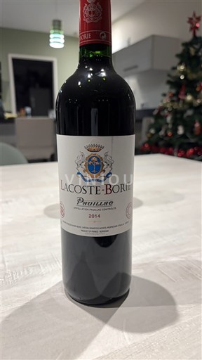 Burdeos Pauillac Lacoste-Borie 2014